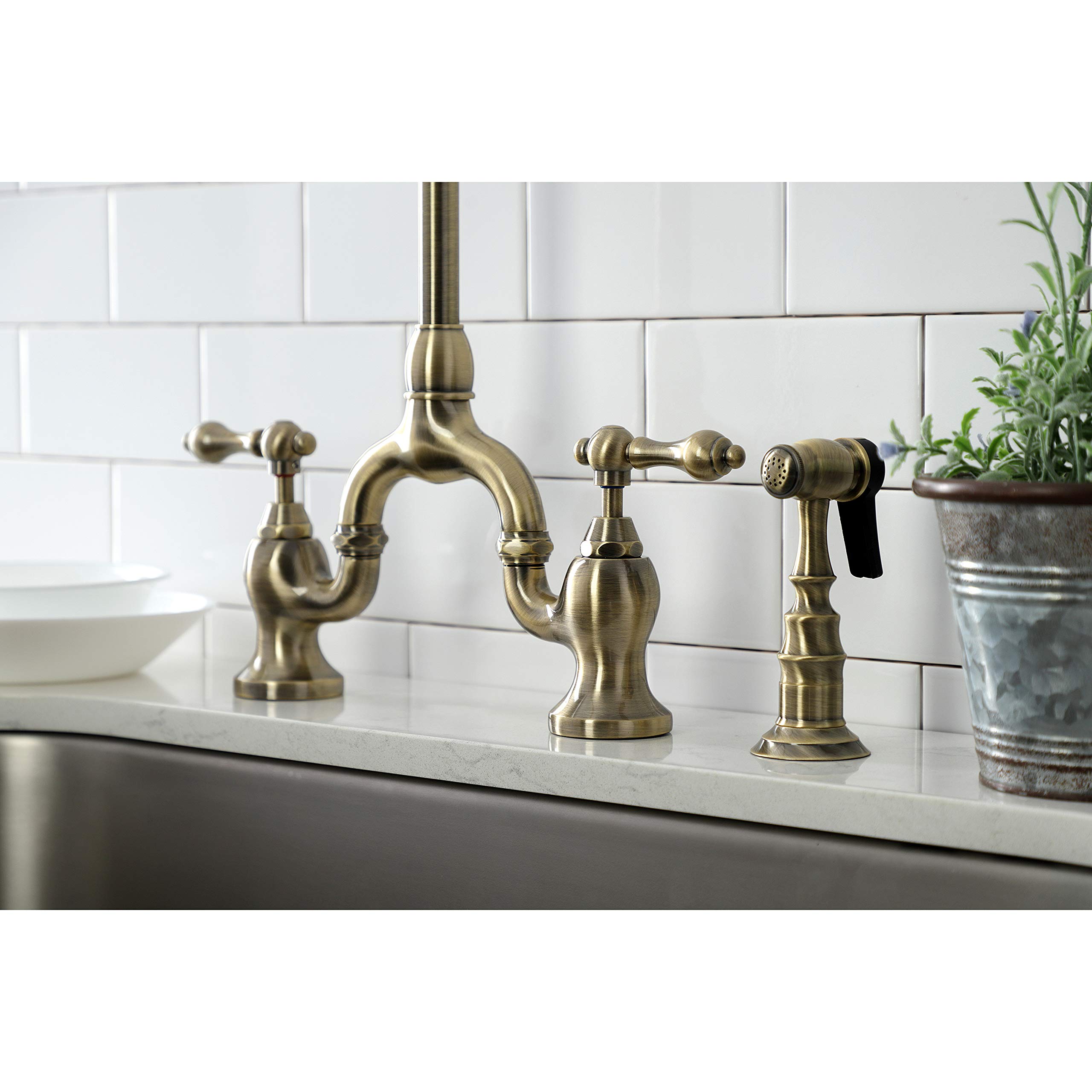 Amazon | Kingston Brass KS7793ALBS 英国カントリーブリッジ Amazon | Kingston Brass KS7793ALBS 英国カントリーブリッジ